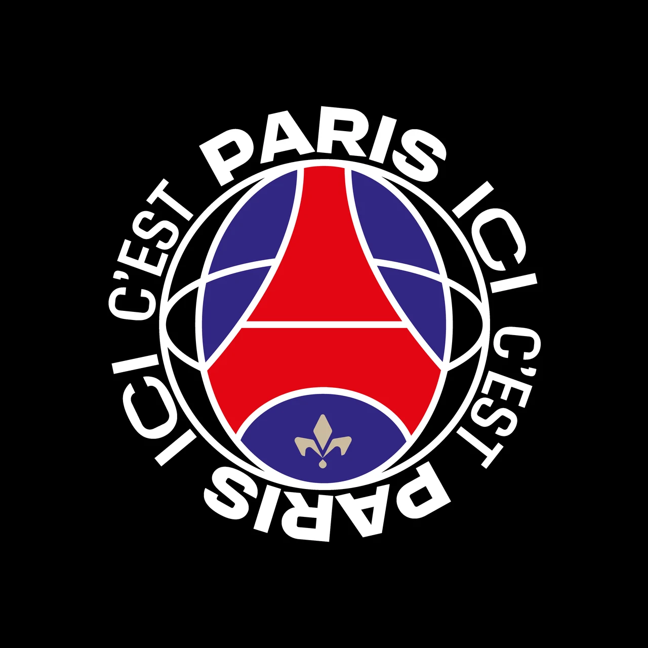 パリ・サン＝ジェルマンのICI C’EST PARISロゴ